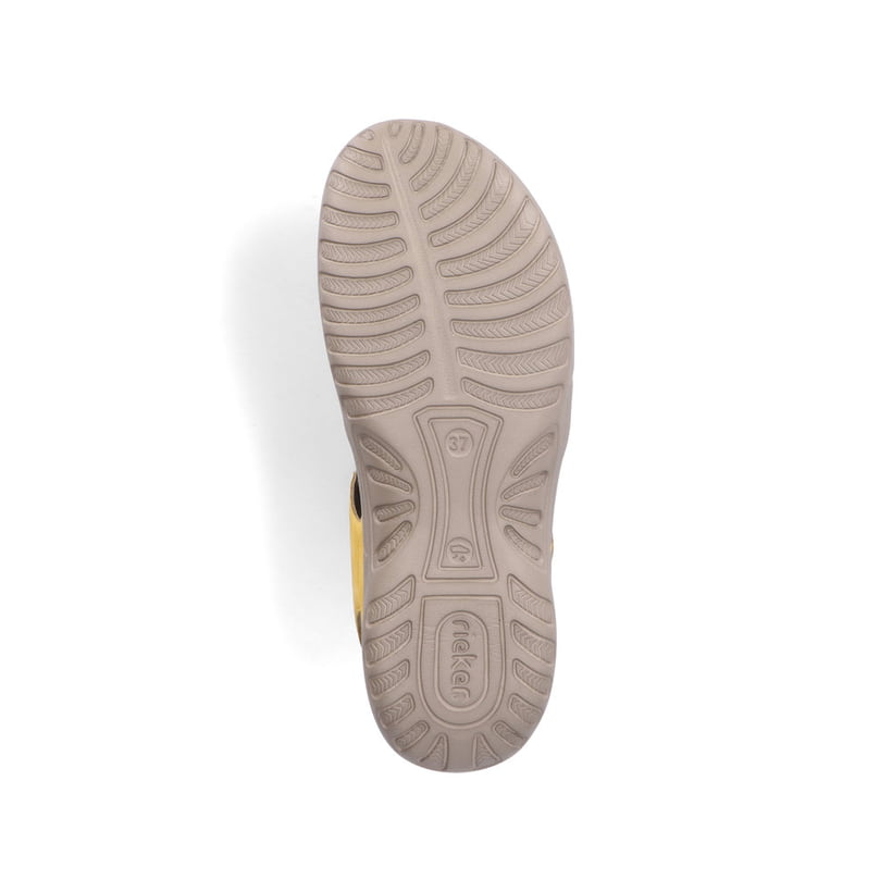 Rieker Artikelnummer 64870-68 Rieker Damen Riemchensandalen zitronengelb Begrenzt auf 3 Tage