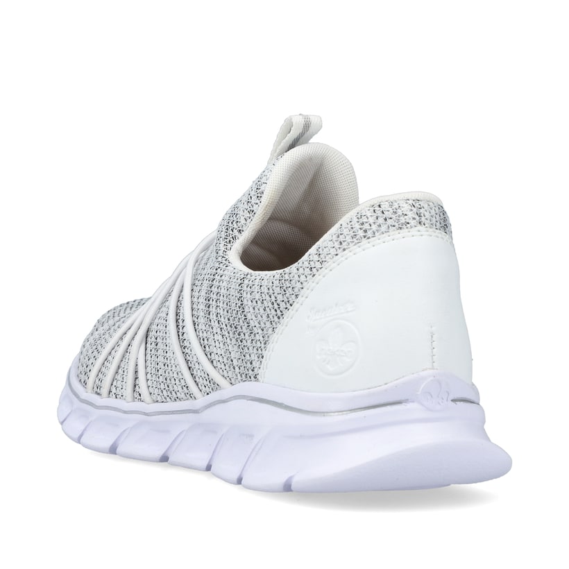 Rieker Artikelnummer 54071-80 Rieker Damen Slipper weiss-rauch Speichern exportieren