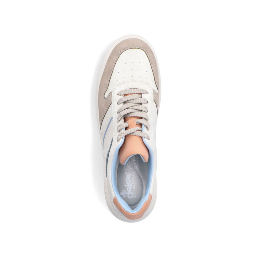 Rieker Artikelnummer M8410-60 Rieker Damen Sneaker Low schwanenweiss zollfrei