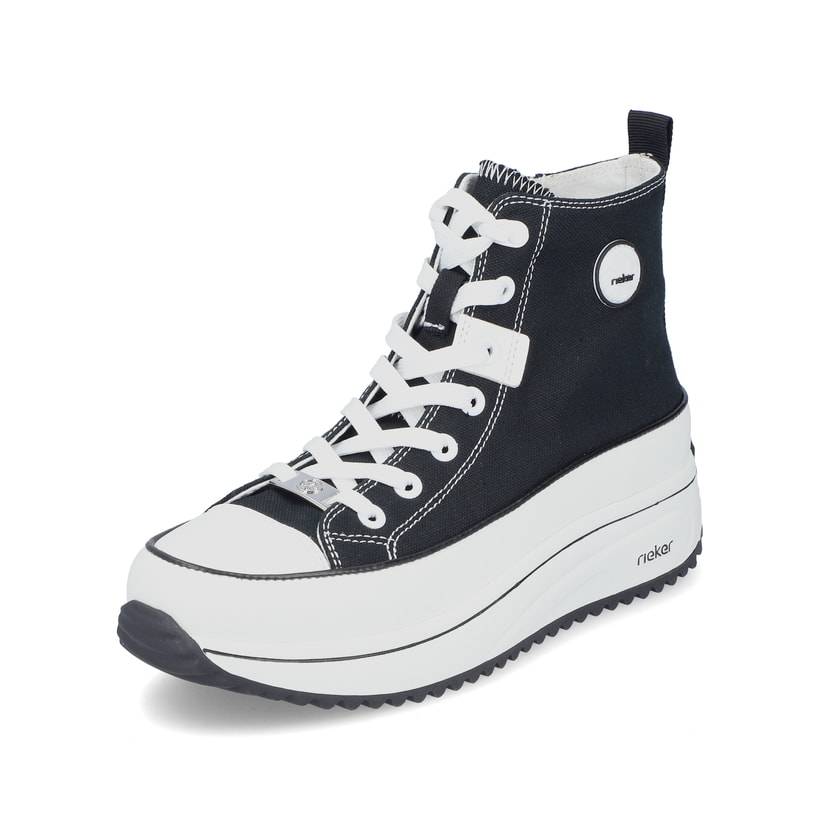 Rieker Artikelnummer 90010-00 Rieker Damen Sneaker High tiefschwarz Auslauf