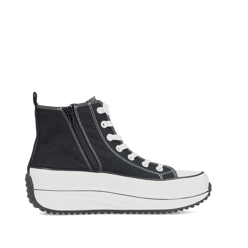Rieker Artikelnummer 90010-00 Rieker Damen Sneaker High tiefschwarz Auslauf