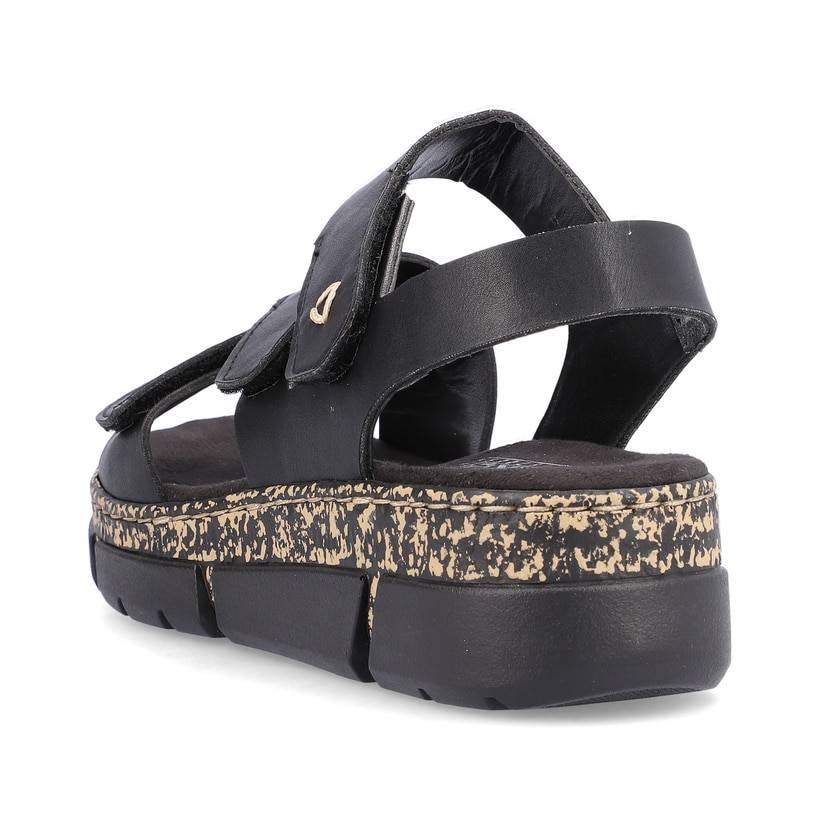 Rieker Artikelnummer V2301-00 Rieker Damen Riemchensandalen asphaltschwarz Angebote