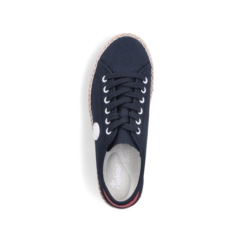 Rieker Artikelnummer M2926-14 Rieker Damen Sneaker Low stahlblau Meist gekauft