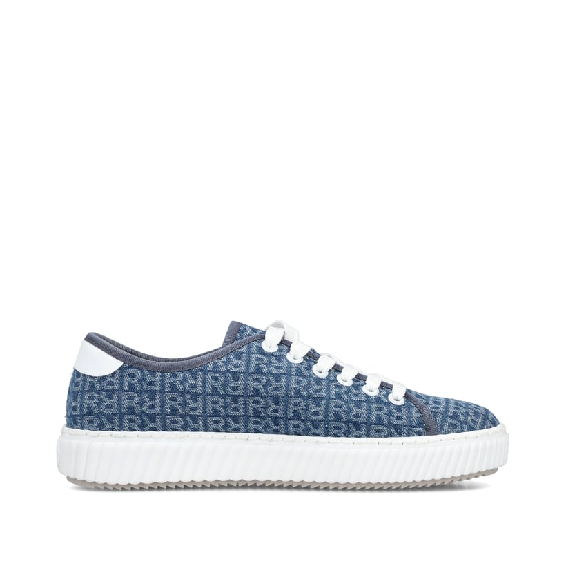 Rieker Artikelnummer M3926-14 Rieker Damen Sneaker Low schieferblau Fabrik Onlineshop