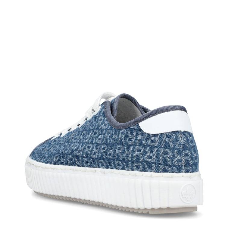 Rieker Artikelnummer M3926-14 Rieker Damen Sneaker Low schieferblau Fabrik Onlineshop