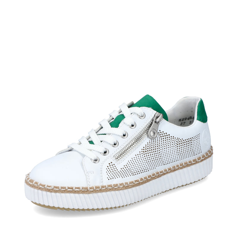 Rieker Artikelnummer M2945-80 Rieker Damen Sneaker Low eisweiss Fabrikpreis