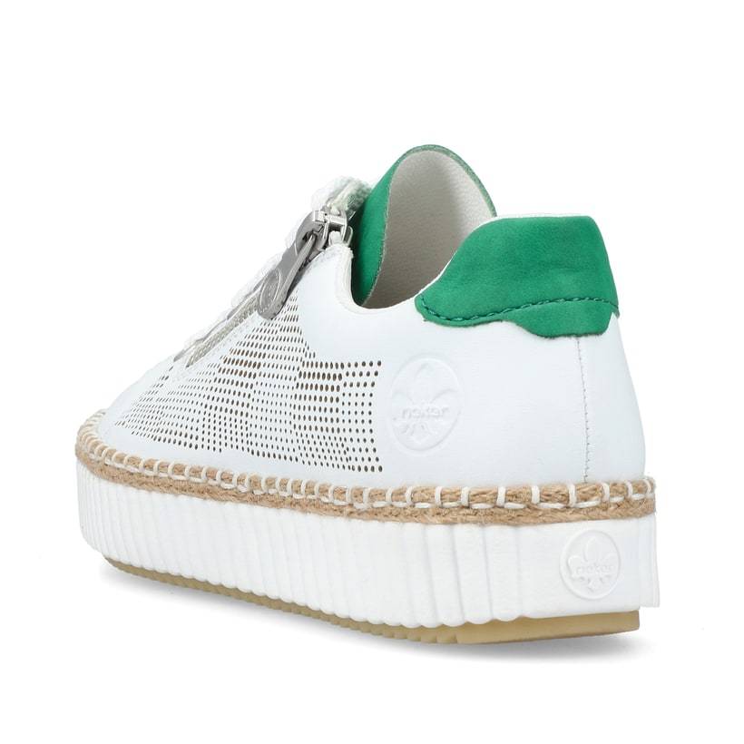 Rieker Artikelnummer M2945-80 Rieker Damen Sneaker Low eisweiss Fabrikpreis