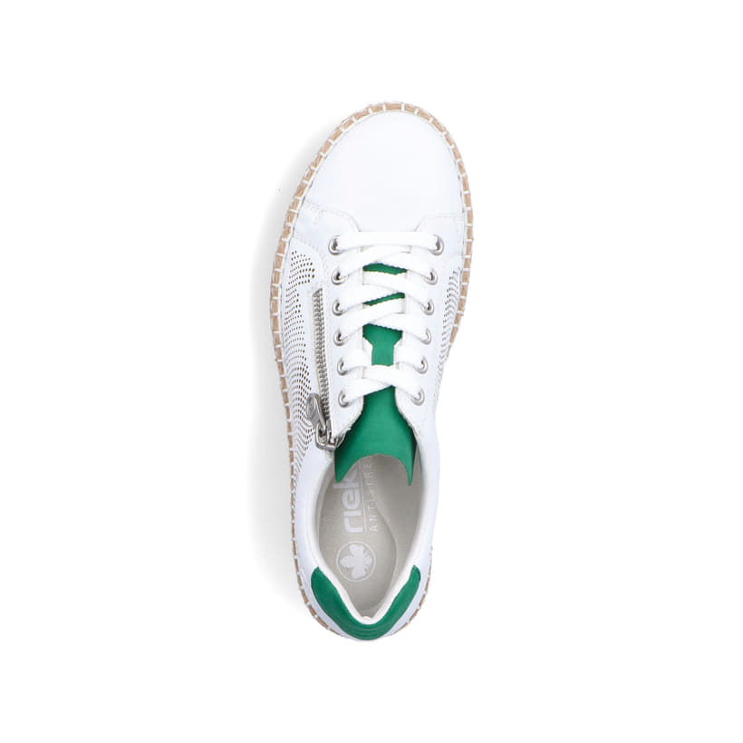 Rieker Artikelnummer M2945-80 Rieker Damen Sneaker Low eisweiss Fabrikpreis