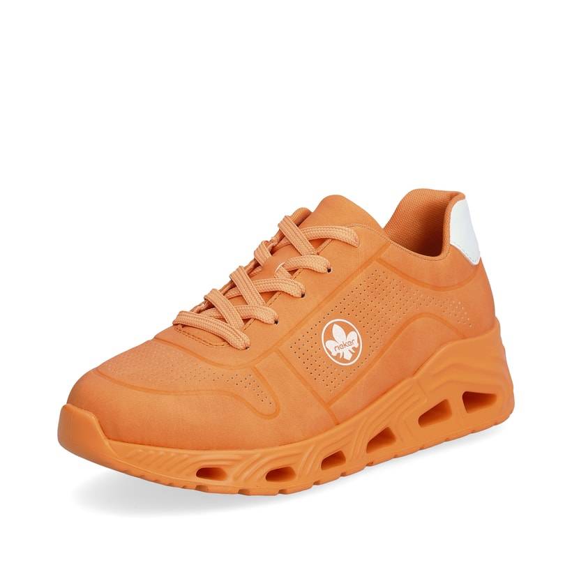 Rieker Artikelnummer N5202-38 Rieker Damen Sneaker Low glutorange Sonderangebot