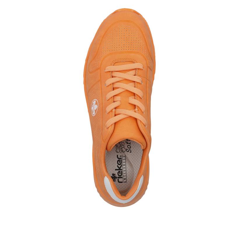 Rieker Artikelnummer N5202-38 Rieker Damen Sneaker Low glutorange Sonderangebot