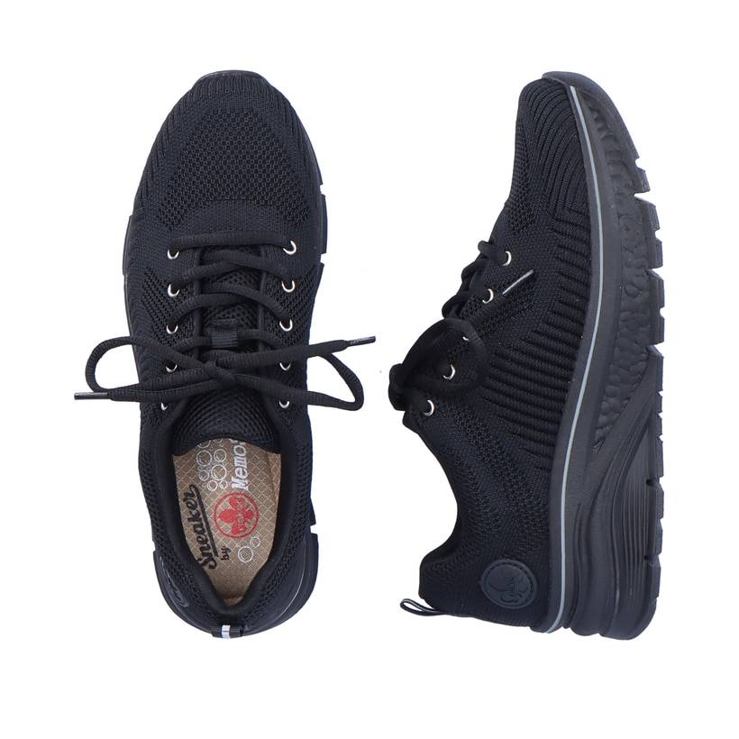 Rieker Artikelnummer 48022-00 Rieker Damen Sneaker Low tiefschwarz Rabatt