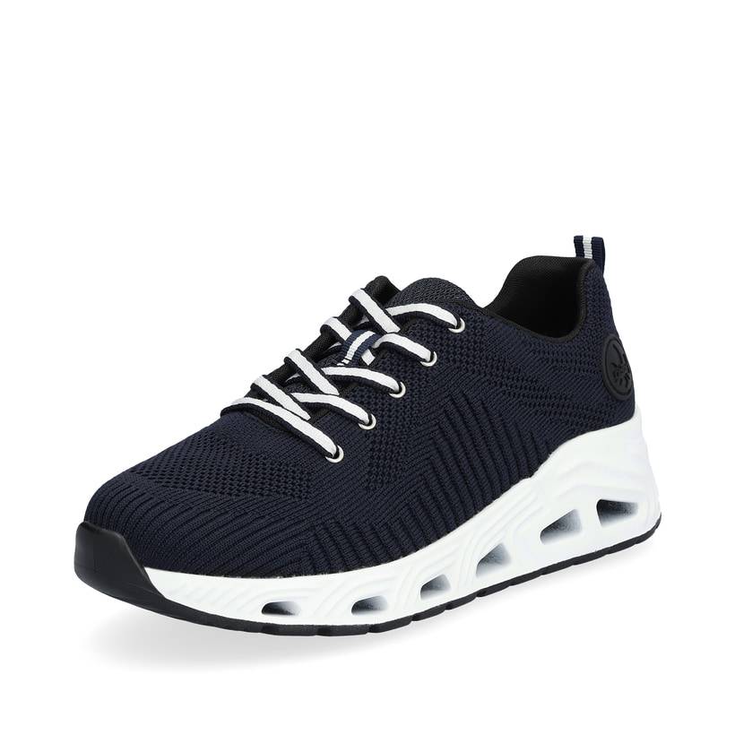 Rieker Artikelnummer N5222-14 Rieker Damen Sneaker Low stahlblau Großer Ausverkauf
