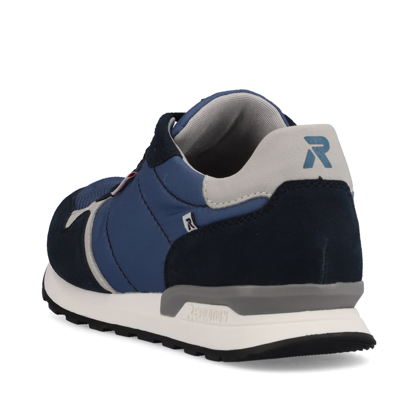 Rieker Artikelnummer U0300-14 Rieker Herren Sneaker Low ocean blue Online Shopping