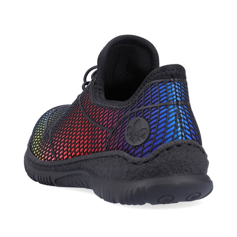 Rieker Artikelnummer N3250-90 Rieker Damen Slipper regenbogenfarben Preisnachlass