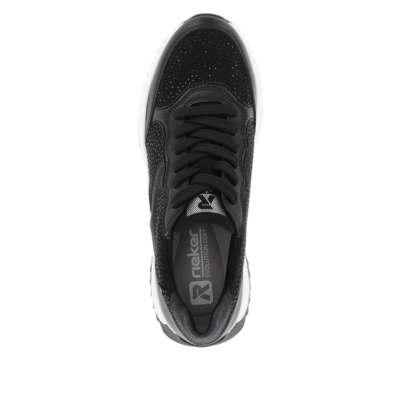 Rieker Artikelnummer W1304-00 Rieker Damen Sneaker Low carbon Cyber Monday