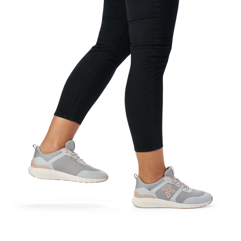 Rieker Artikelnummer 40102-40 Rieker Damen Sneaker Low stone grey Weihnachtsangebot