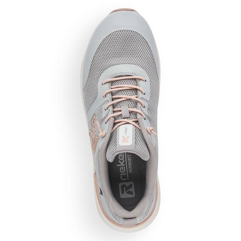 Rieker Artikelnummer 40102-40 Rieker Damen Sneaker Low stone grey Weihnachtsangebot