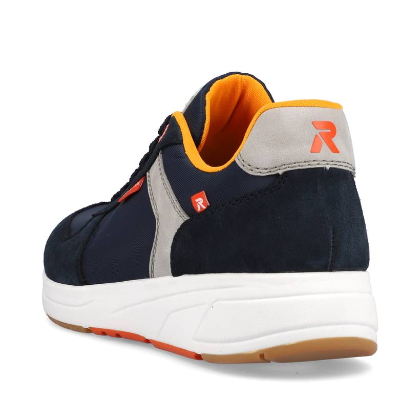 Rieker Artikelnummer 07002-14 Rieker Herren Sneaker Low navy-blue steel-grey Osterangebot