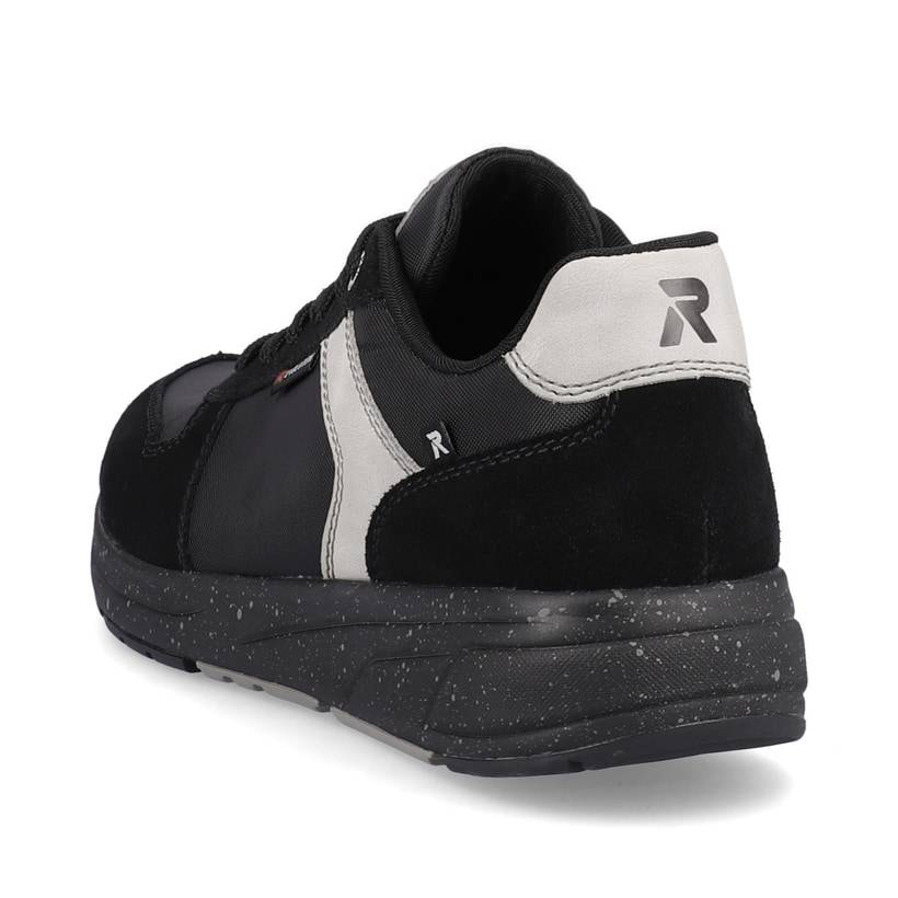 Rieker Artikelnummer 07002-00 Rieker Herren Sneaker Low carbon-black silver-grey Vatertagsangebot