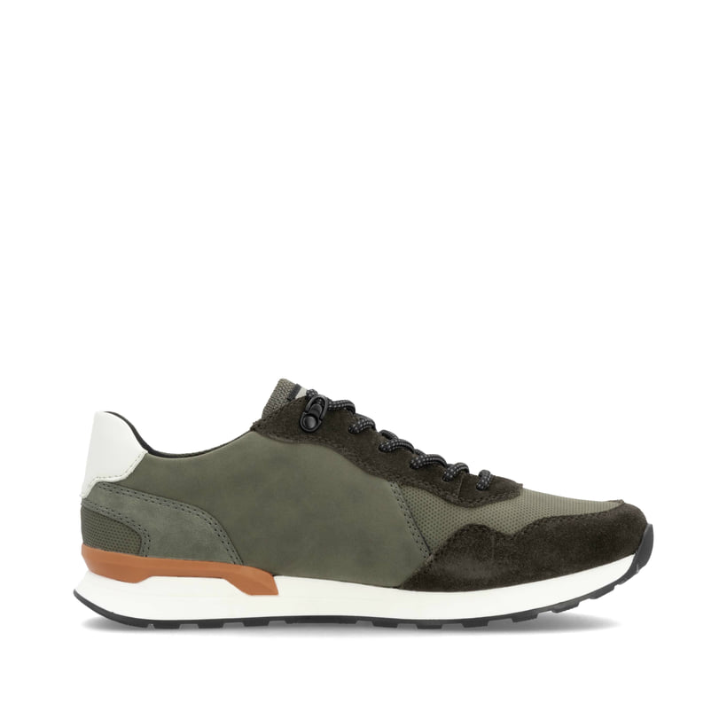Rieker Artikelnummer U0310-54 Rieker Herren Sneaker Low grünbraun-schwarz Valentinstagsangebot
