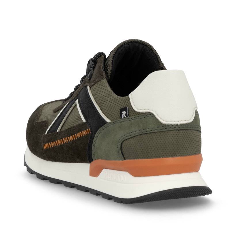 Rieker Artikelnummer U0310-54 Rieker Herren Sneaker Low grünbraun-schwarz Valentinstagsangebot
