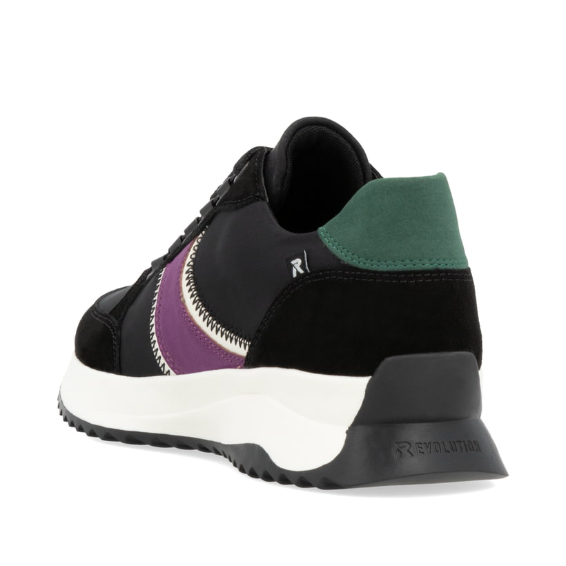 Rieker Artikelnummer W1305-00 Rieker Damen Sneaker Low asphaltschwarz Jubiläumsangebot