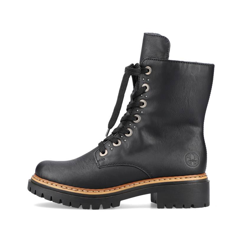 Rieker Artikelnummer 72612-00 Rieker Damen Biker Boots graphitschwarz Neueste Mode