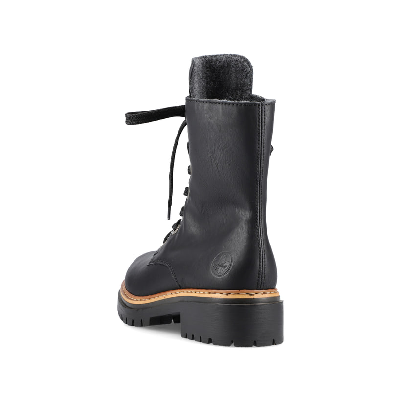 Rieker Artikelnummer 72612-00 Rieker Damen Biker Boots graphitschwarz Neueste Mode