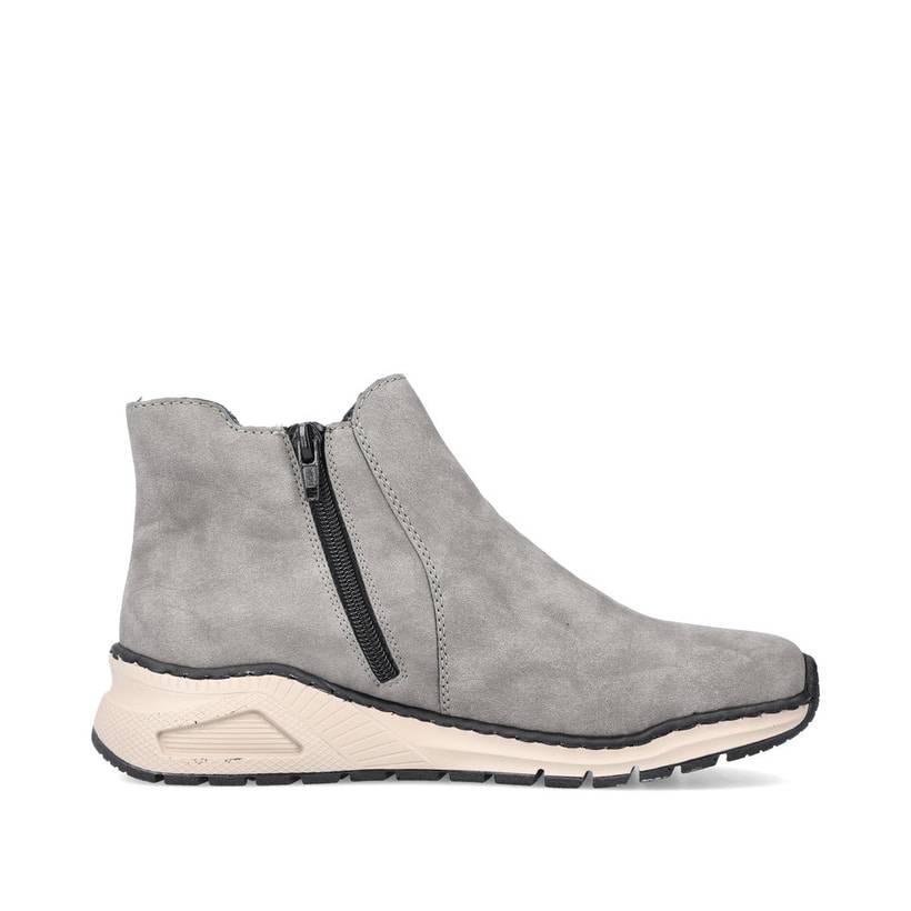 Rieker Artikelnummer M4944-40 Rieker Damen Chelsea Boots silbergrau Online Outlet