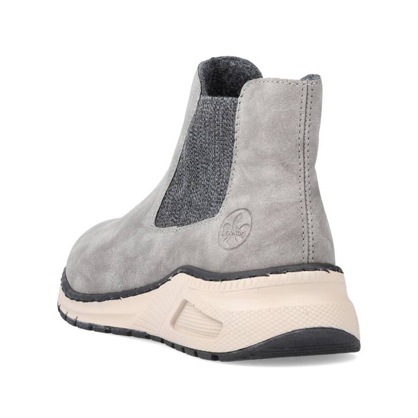 Rieker Artikelnummer M4944-40 Rieker Damen Chelsea Boots silbergrau Online Outlet