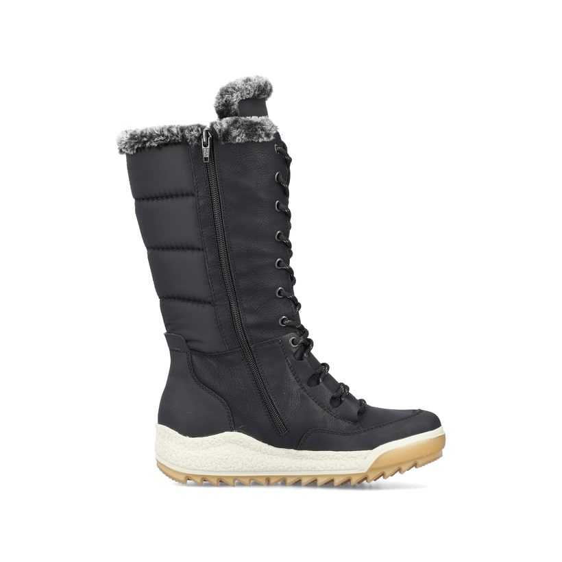 Rieker Artikelnummer Y4760-00 Rieker Damen Hochschaftstiefel asphaltschwarz Blitzangebot