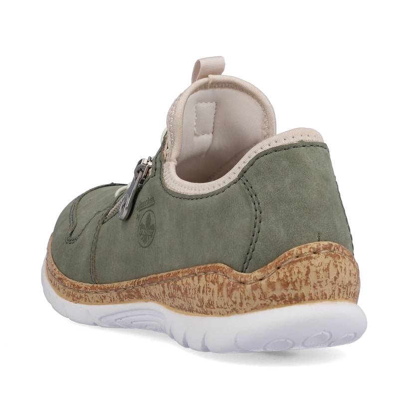 Rieker Artikelnummer N42G0-52 Rieker Damen Slipper mintgrün Große Rabatte