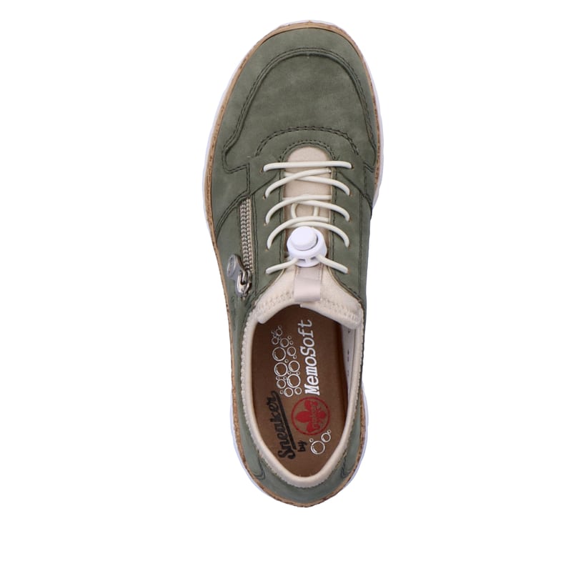 Rieker Artikelnummer N42G0-52 Rieker Damen Slipper mintgrün Große Rabatte