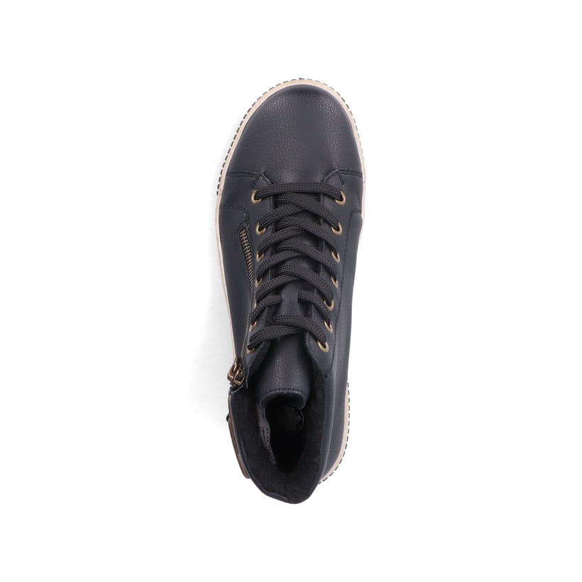 Rieker Artikelnummer N0708-00 Rieker Damen Schnürstiefel asphaltschwarz Bestseller