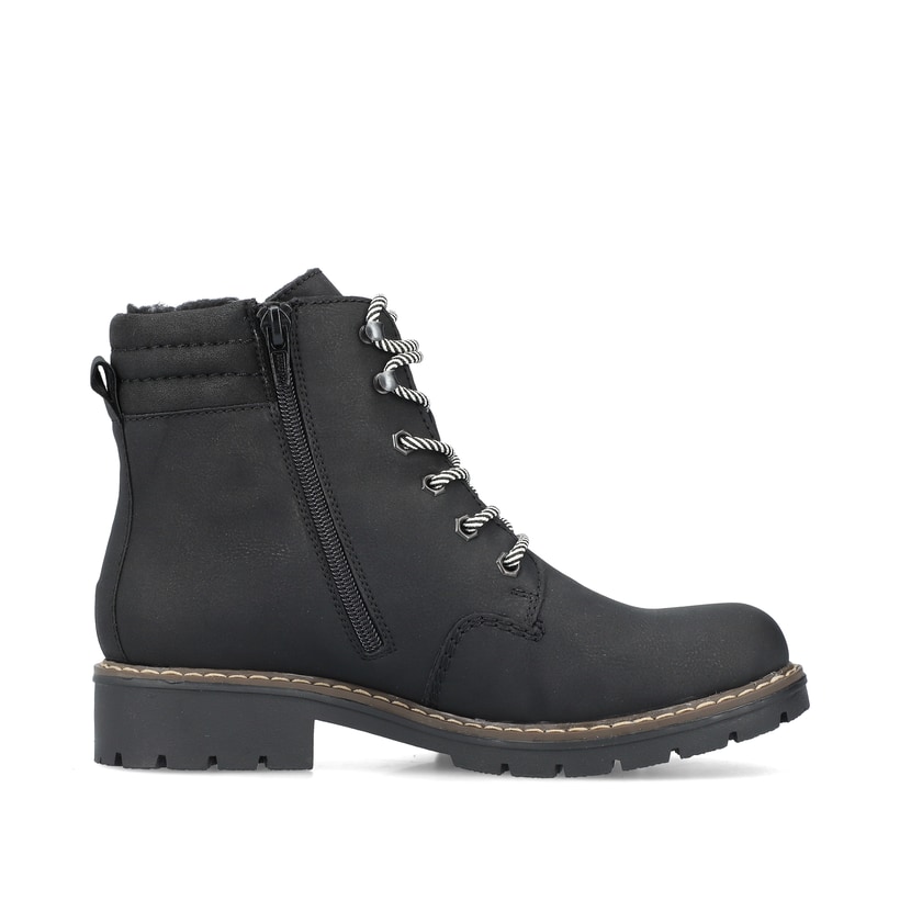Rieker Artikelnummer Y9125-00 Rieker Damen Schnürstiefel asphaltschwarz VIP-Rabatte