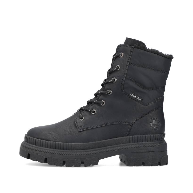 Rieker Artikelnummer Y9331-00 Rieker Damen Schnürstiefel nachtschwarz Tiefpreis