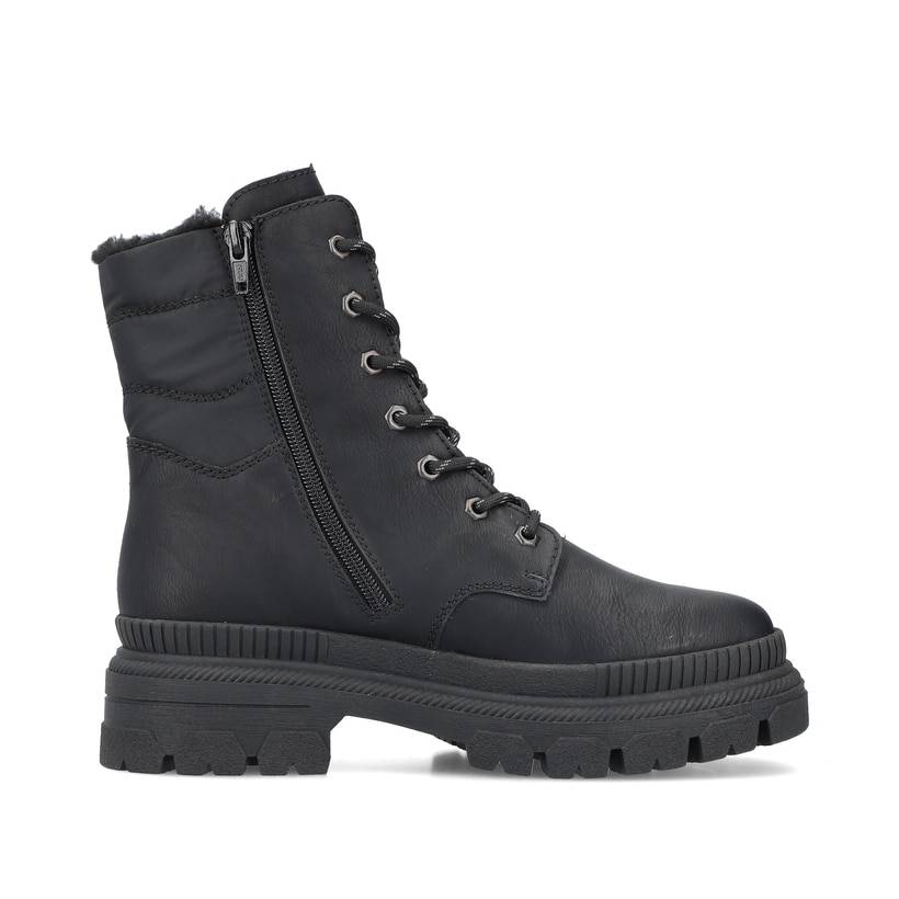 Rieker Artikelnummer Y9331-00 Rieker Damen Schnürstiefel nachtschwarz Tiefpreis