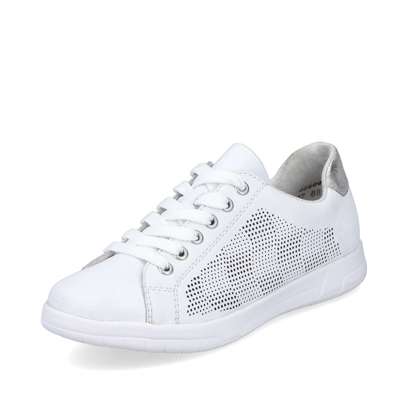 Rieker Artikelnummer 45606-80 Rieker Damen Sneaker Low reinweiss Wochenangebot