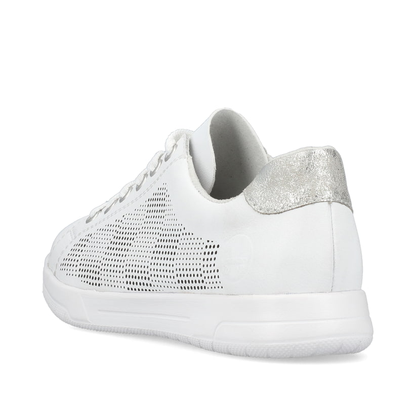 Rieker Artikelnummer 45606-80 Rieker Damen Sneaker Low reinweiss Wochenangebot