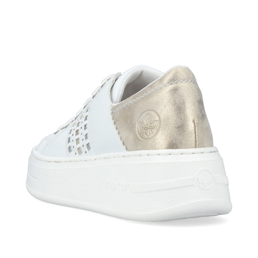 Rieker Artikelnummer N5440-80 Rieker Damen Sneaker Low brilliantweiss Kostenlose Rückgabe