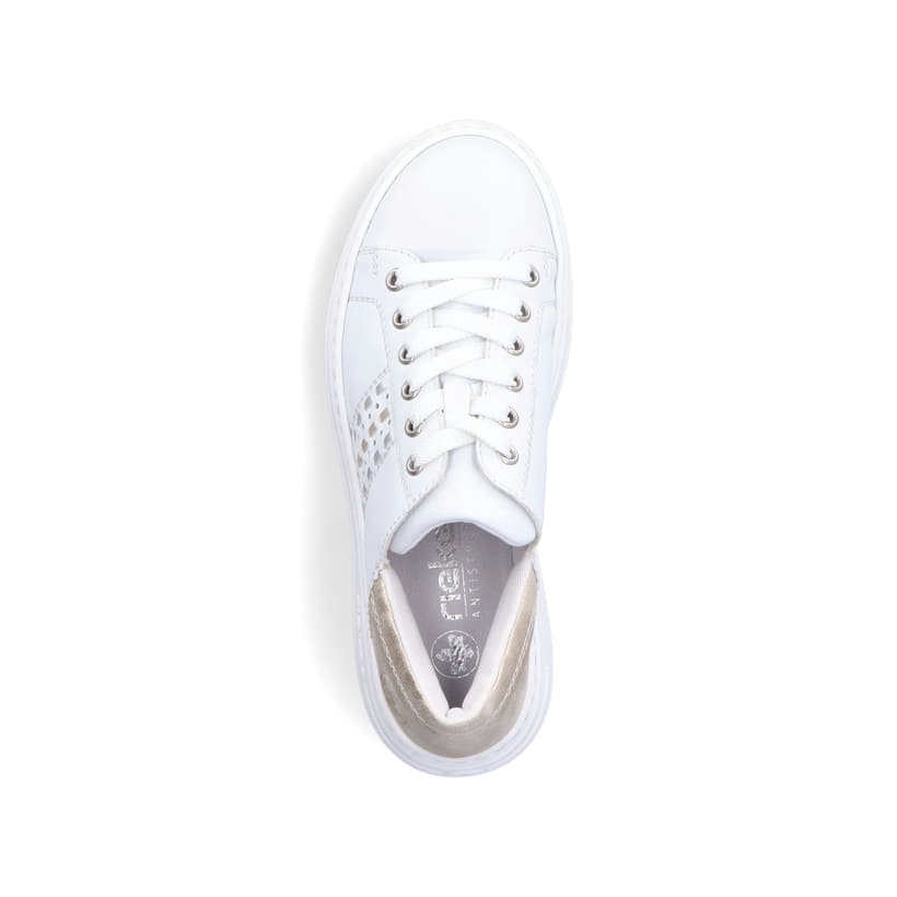 Rieker Artikelnummer N5440-80 Rieker Damen Sneaker Low brilliantweiss Kostenlose Rückgabe