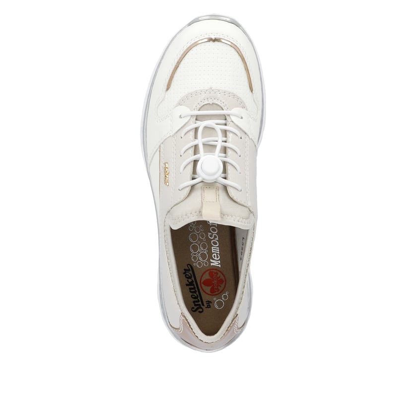 Rieker Artikelnummer L3294-80 Rieker Damen Slipper cremeweiss Begrenzte Freigabe