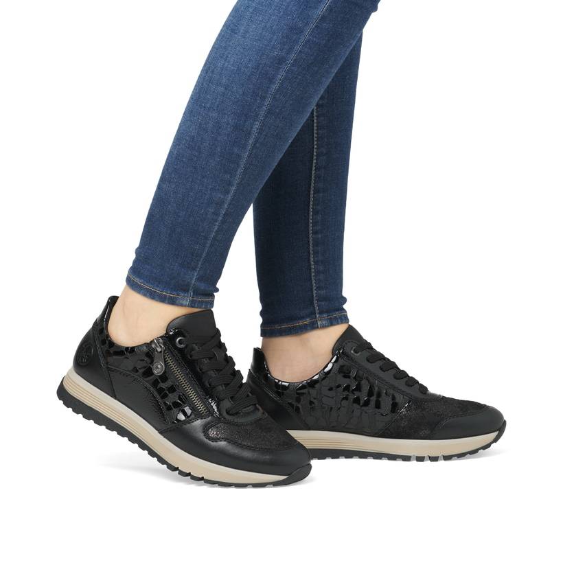Rieker Artikelnummer 49003-00 Rieker Damen Sneaker Low urbanschwarz Bis zu 60% Rabatt