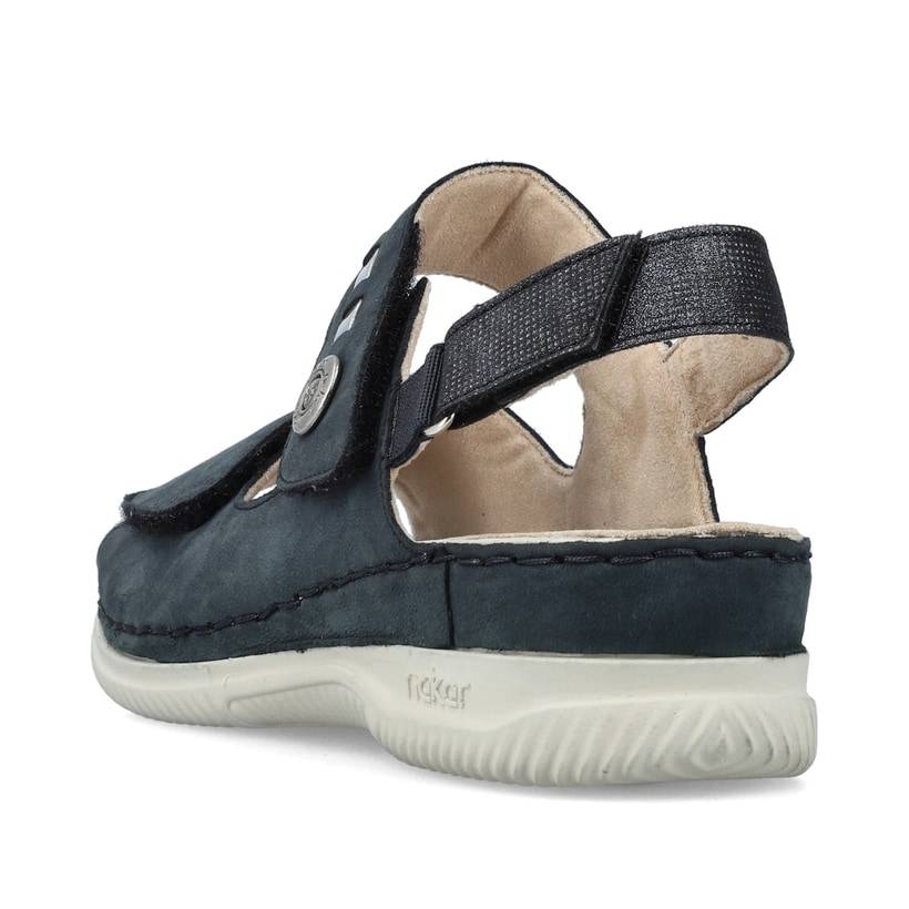 Rieker Artikelnummer V7473-14 Rieker Damen Riemchensandalen stahlblau Vierteljährliche Förderung