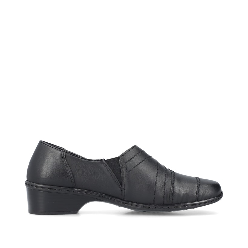 Rieker Artikelnummer 48260-01 Rieker Damen Slipper nachtschwarz Nur noch ein Tag übrig