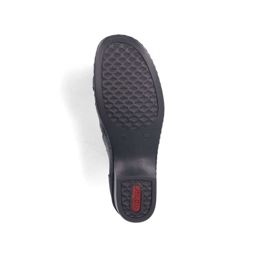 Rieker Artikelnummer 48260-01 Rieker Damen Slipper nachtschwarz Nur noch ein Tag übrig