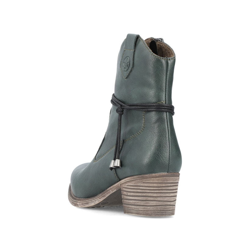 Rieker Artikelnummer 73158-54 Rieker Damen Stiefeletten blaugrün Kostenloser Versand international