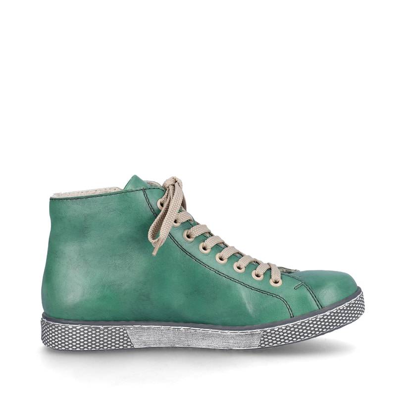 Rieker Artikelnummer Z1221-53 Rieker Damen Schnürschuhe smaragdgrün Begrenzt auf 3 Tage