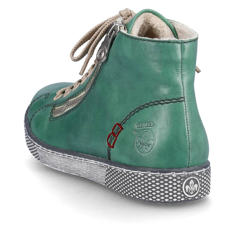 Rieker Artikelnummer Z1221-53 Rieker Damen Schnürschuhe smaragdgrün Begrenzt auf 3 Tage