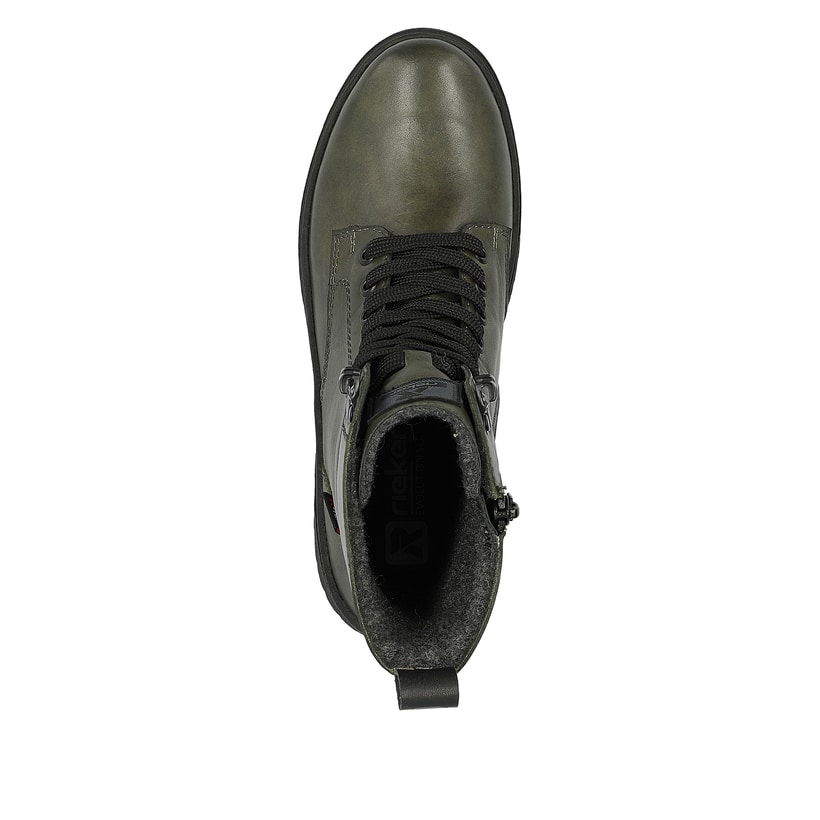 Rieker Artikelnummer W0371-52 Rieker Damen Schnürstiefel army-green black Speichern exportieren